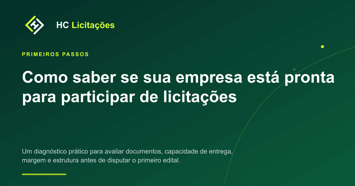 Ilustração do conteúdo: Como saber se sua empresa está pronta para participar de licitações