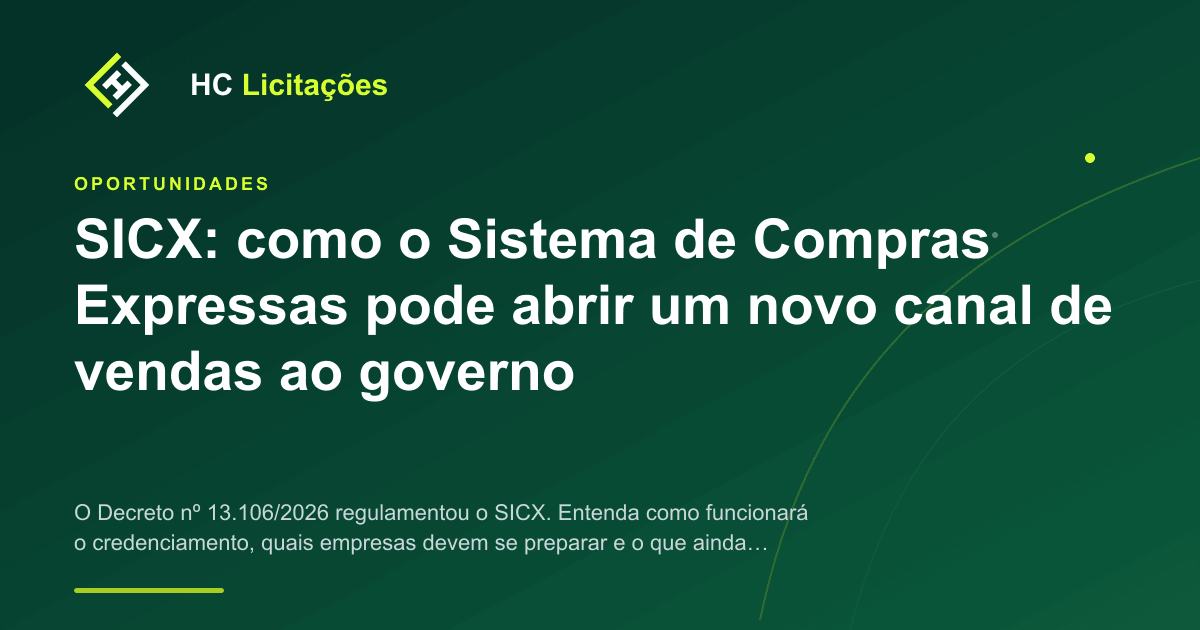 Ilustração do conteúdo: SICX: como o Sistema de Compras Expressas pode abrir um novo canal de vendas ao governo